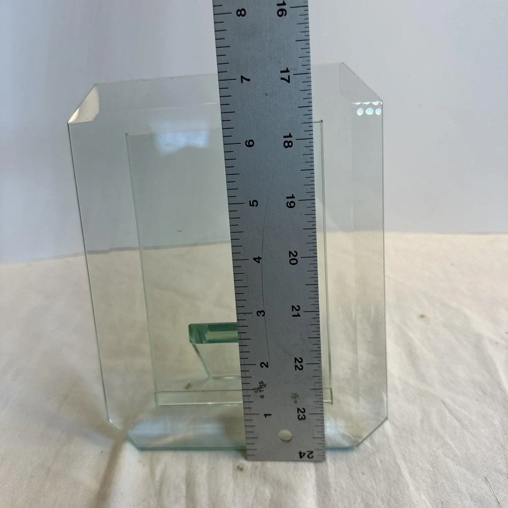 VTG Floating Illusion Side Glass Picture Frame 4x6 Heavy EVC